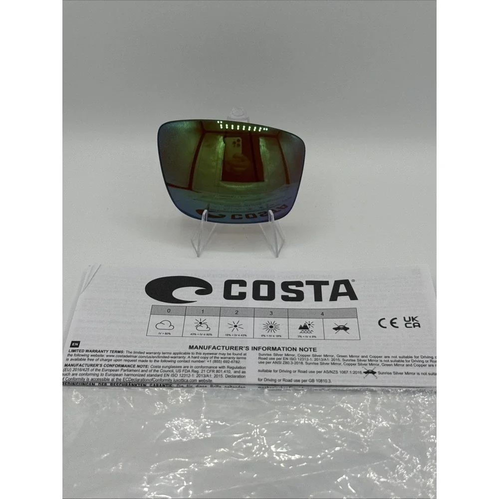 Costa Spare Lens Mens OS Green Tuna Alley Pro Polarized Single Lens R6S9105AA